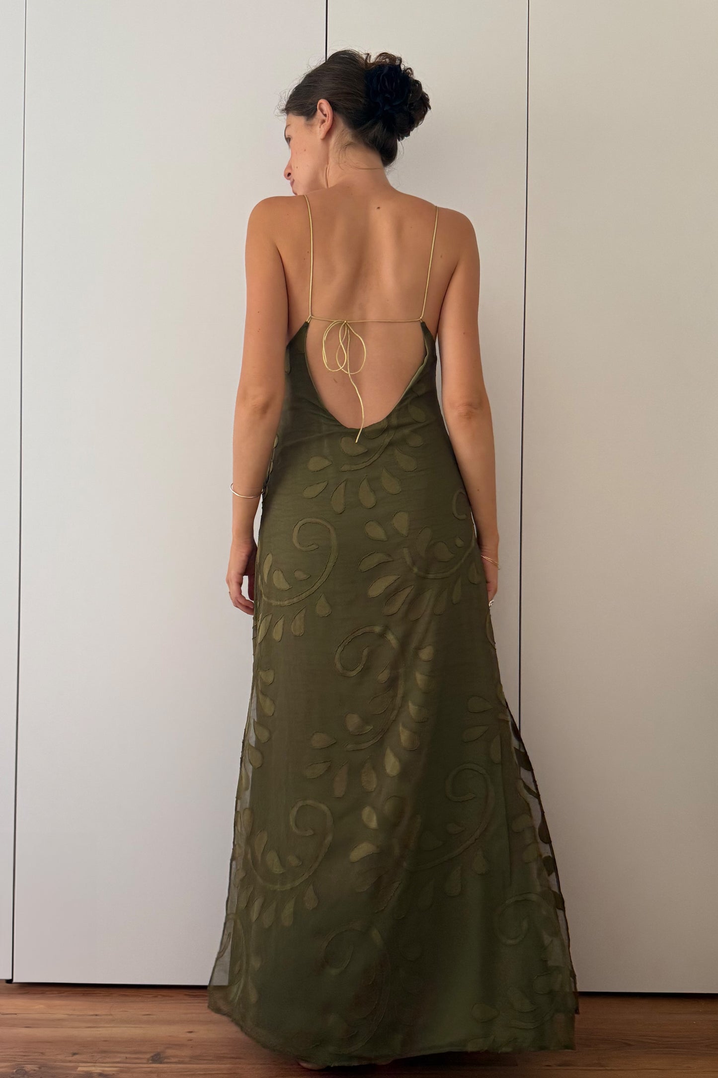 Calla Dress - Olive Green