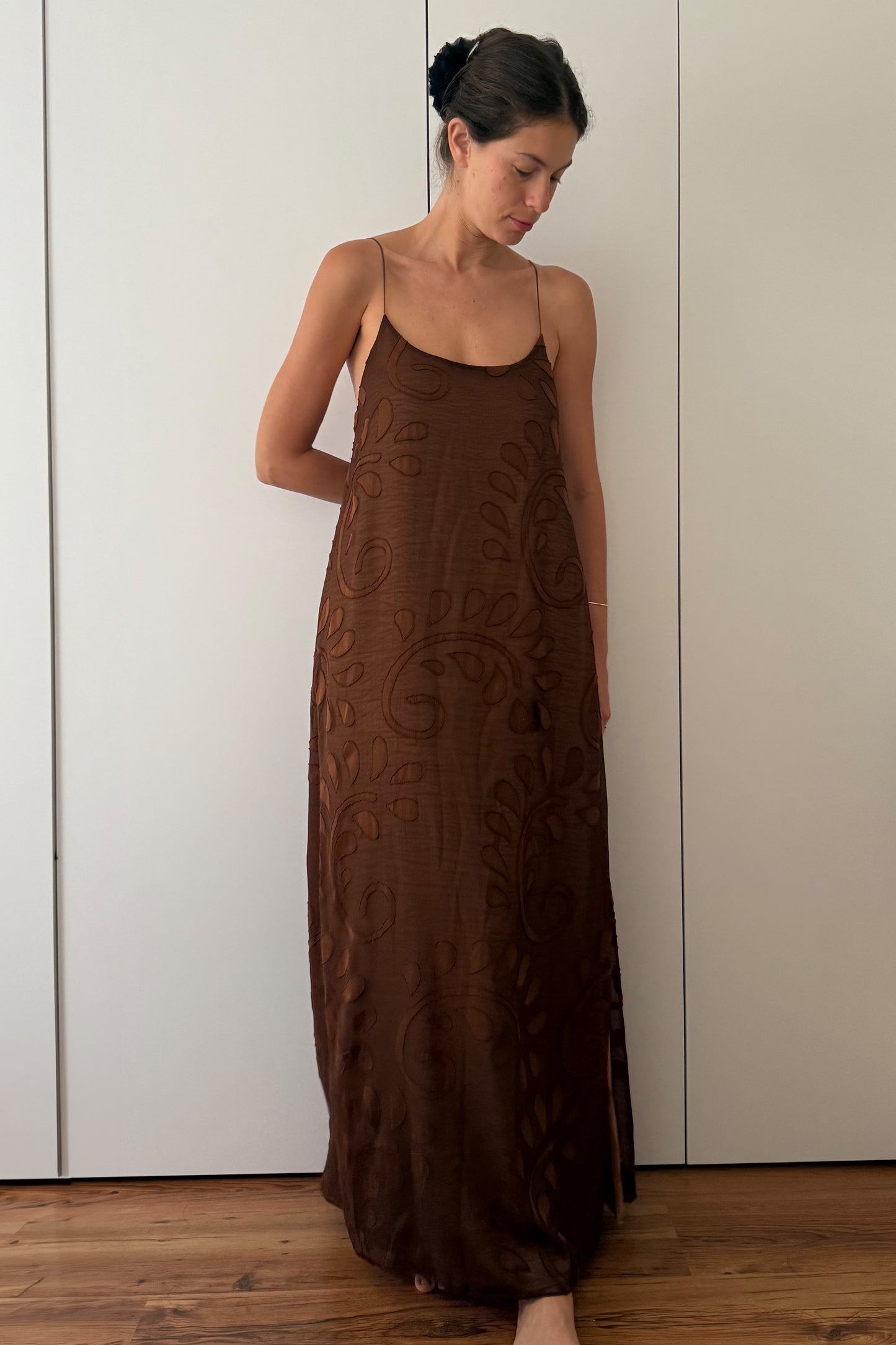Calla Dress - Ginger Brown