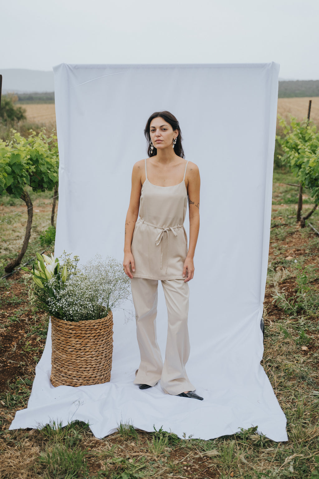 Poppy Top - Beige