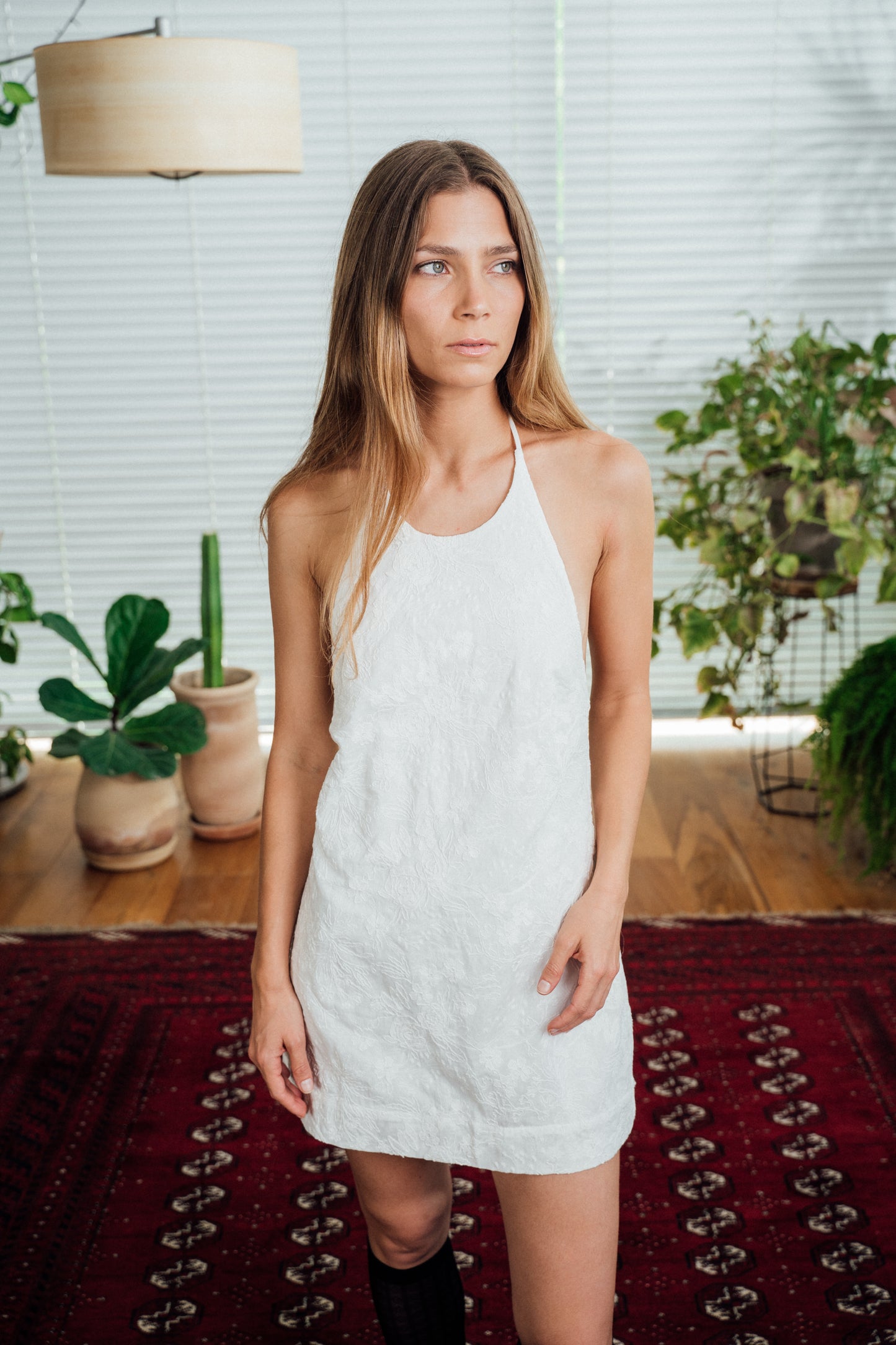 Rosa Mini Dress - White