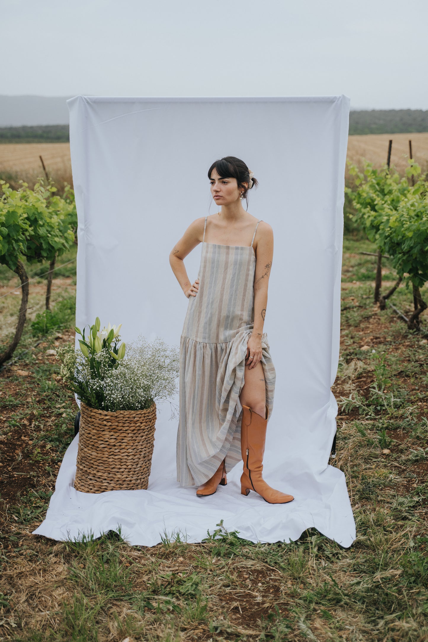 Bluebell dress - Stripes