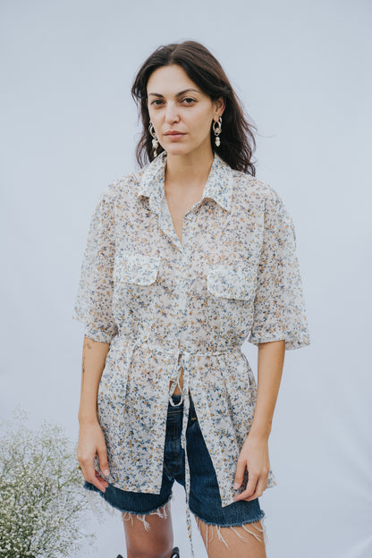 Lily Blouse - Flowers