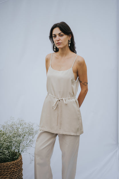 Poppy Top - Beige