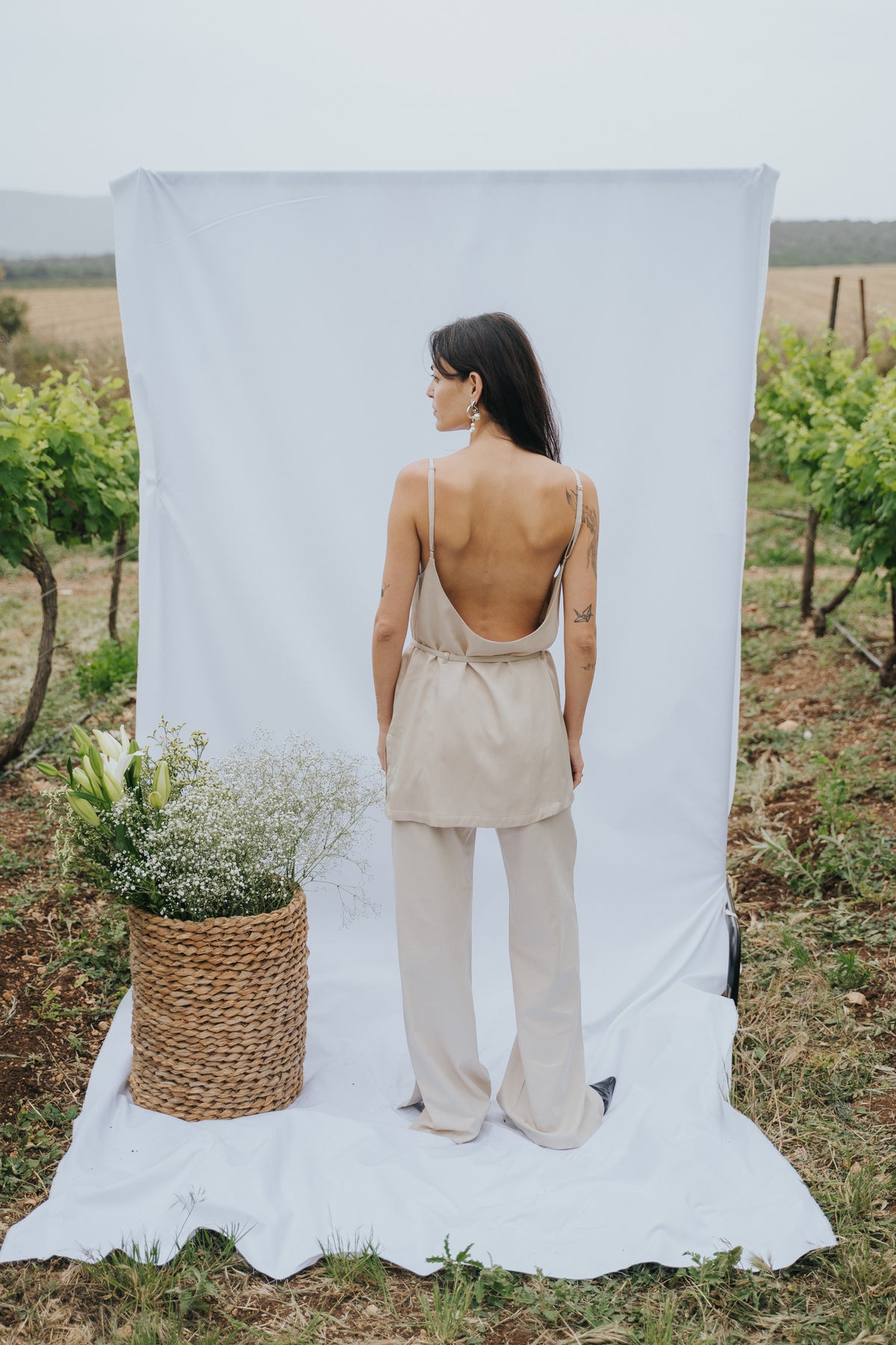 Poppy Top - Beige