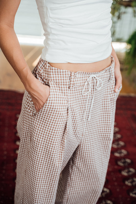 Damiana Pants - Plaid